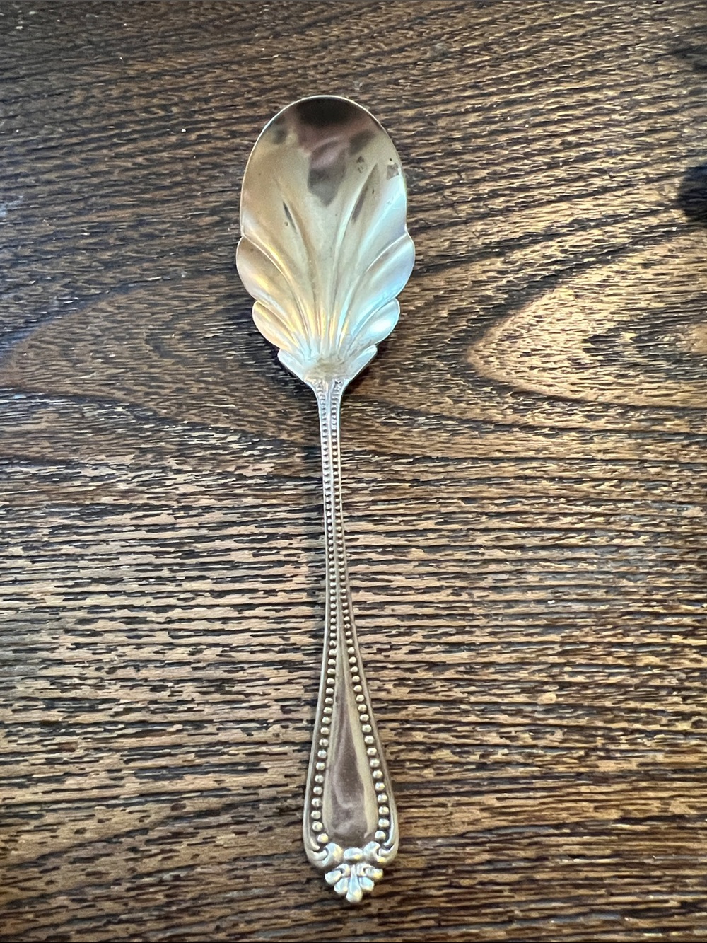 Antique Sterling Silver Sugar spoon R W & S